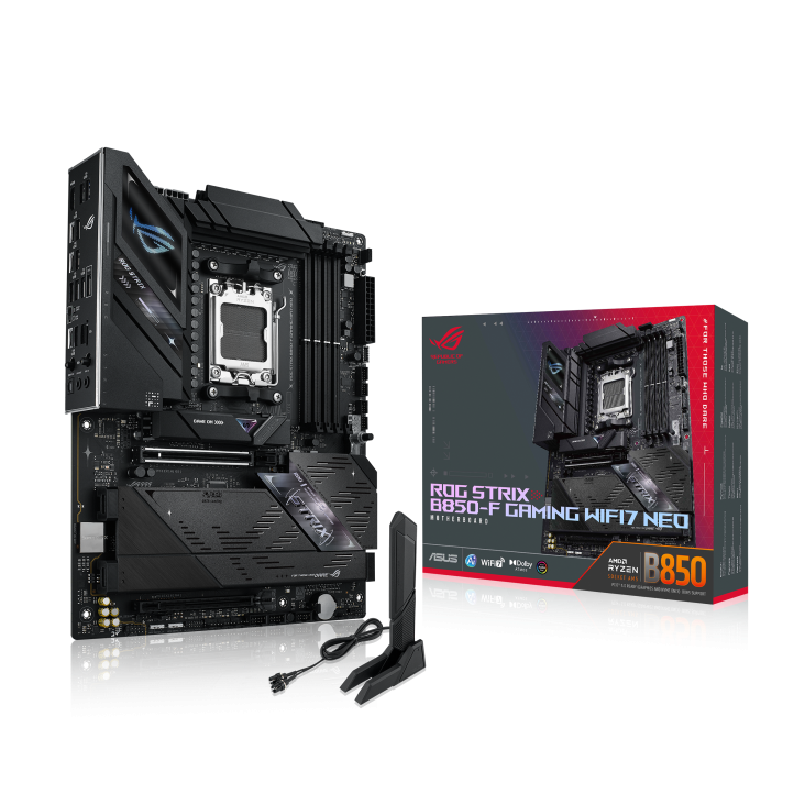 ASUS ROG STRIX B850-F GAMING WIFI7 NEO AMD B850 AM5 DDR5 ATX Motherboard - Black