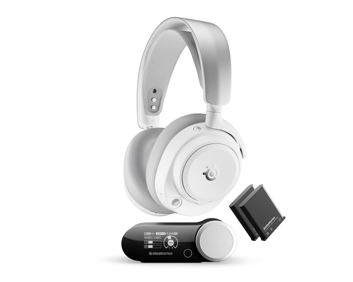 SteelSeries Arctis Nova Pro Omni Wireless Gaming Headset – White