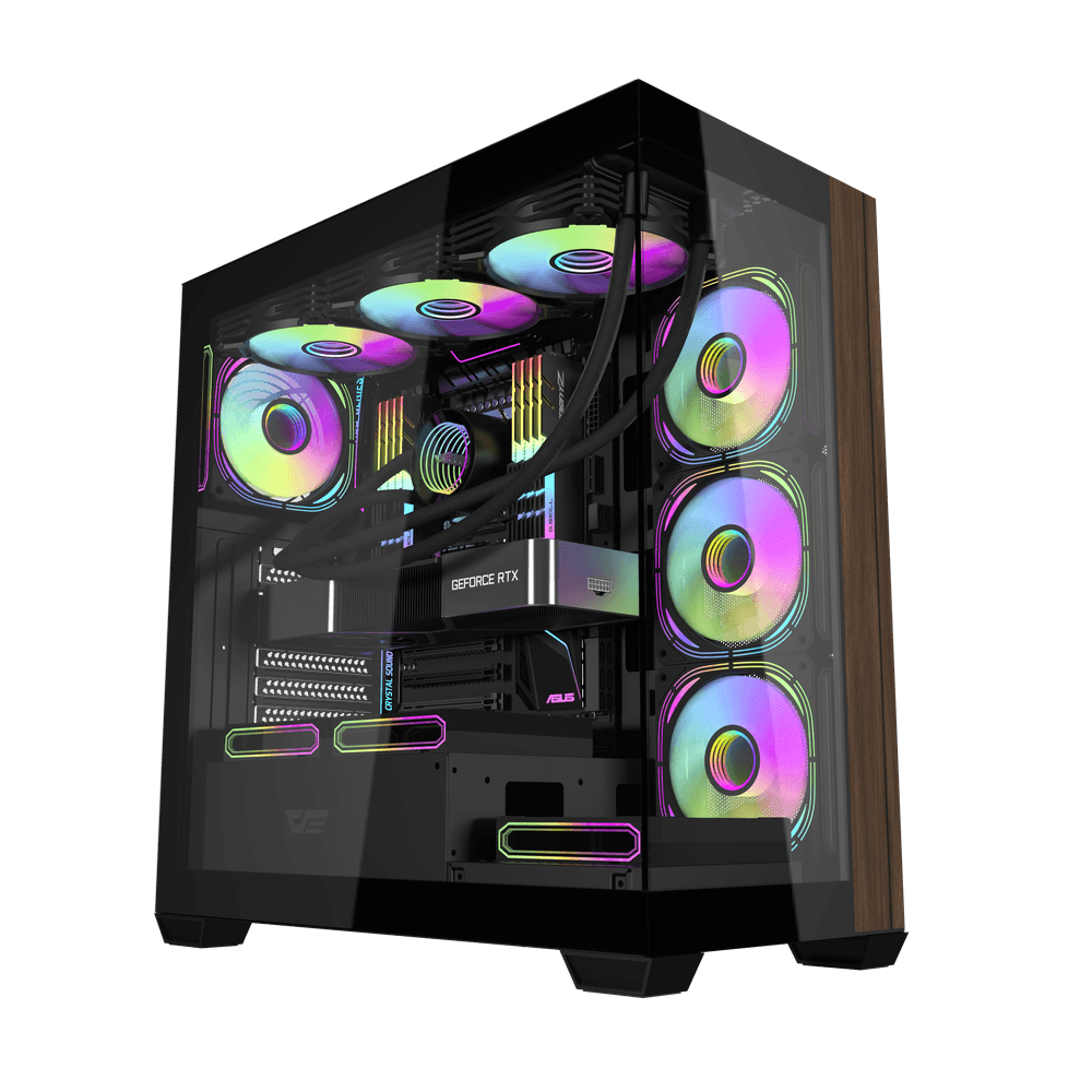 DarkFlash DS900W ATX PC Case Black