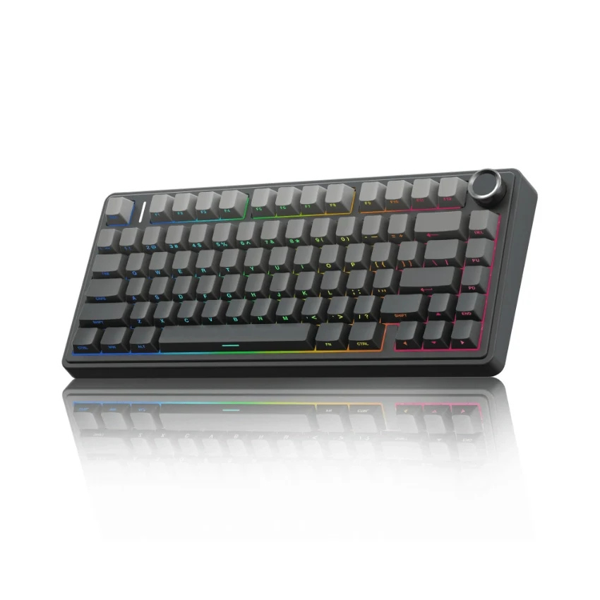 AULA F75 Pro Wireless Mechanical Gaming Keyboard – Gradient Black, LEOBOG Reaper Switch, RGB, Tri-Mode 9791