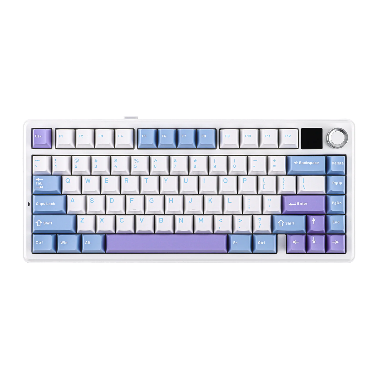 AULA F75 MAX Wireless Mechanical Gaming Keyboard – Blue / White / Dark Purple, LEOBOG Reaper Switch 1158