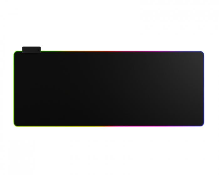 GamerTek Midnight Black RGB Desk Mat – Large 80 × 30cm | 6254
