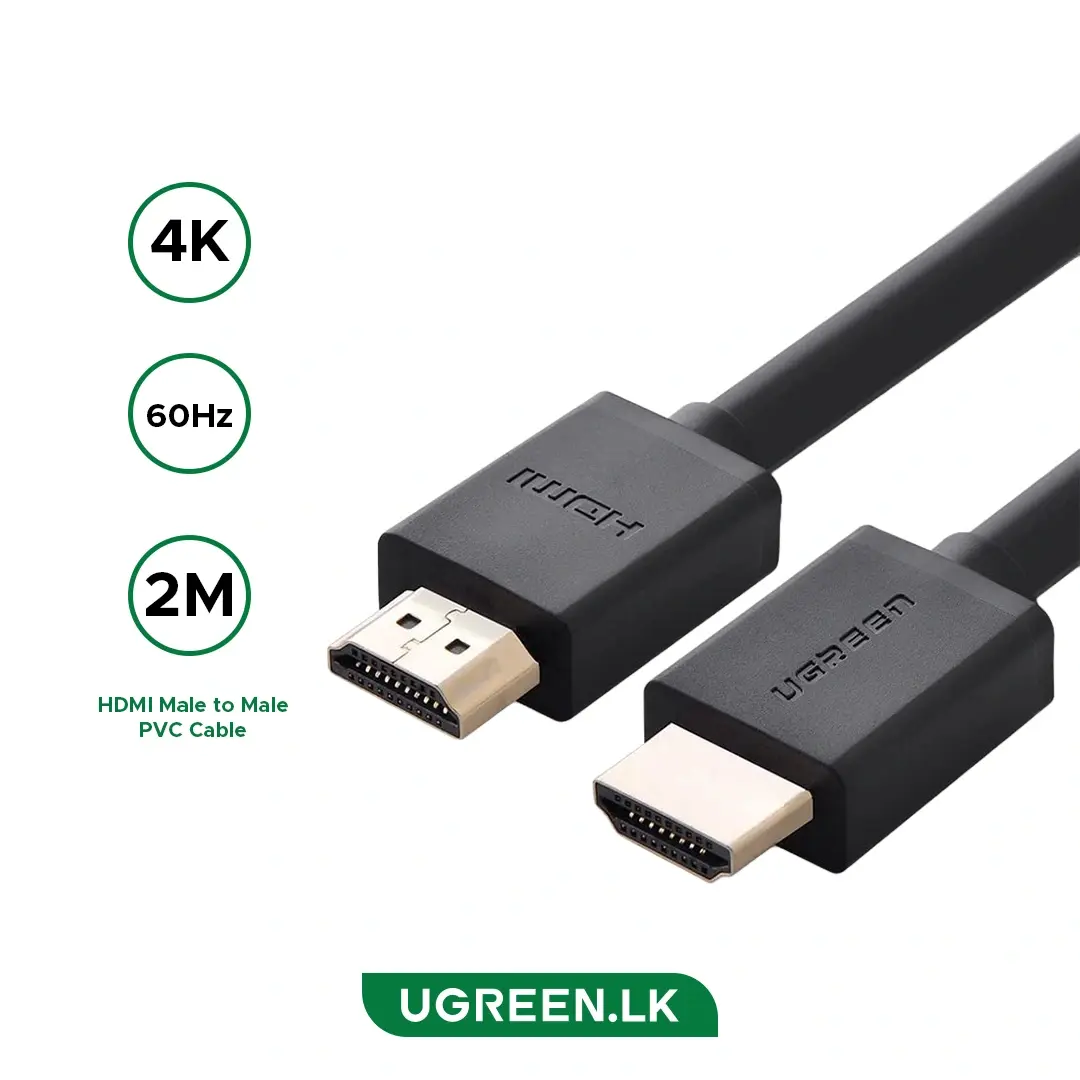 UGREEN HD104 4K HDMI Cable – 2M Black |10107