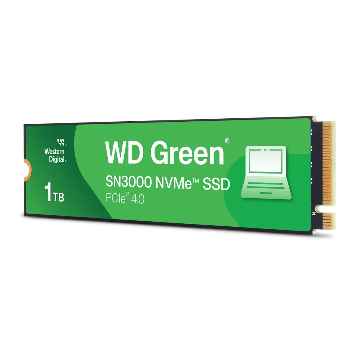 WD Green SN3000 1TB PCIe Gen4 NVMe M.2 2280 SSD – WDS100T4G0E-00CPS0