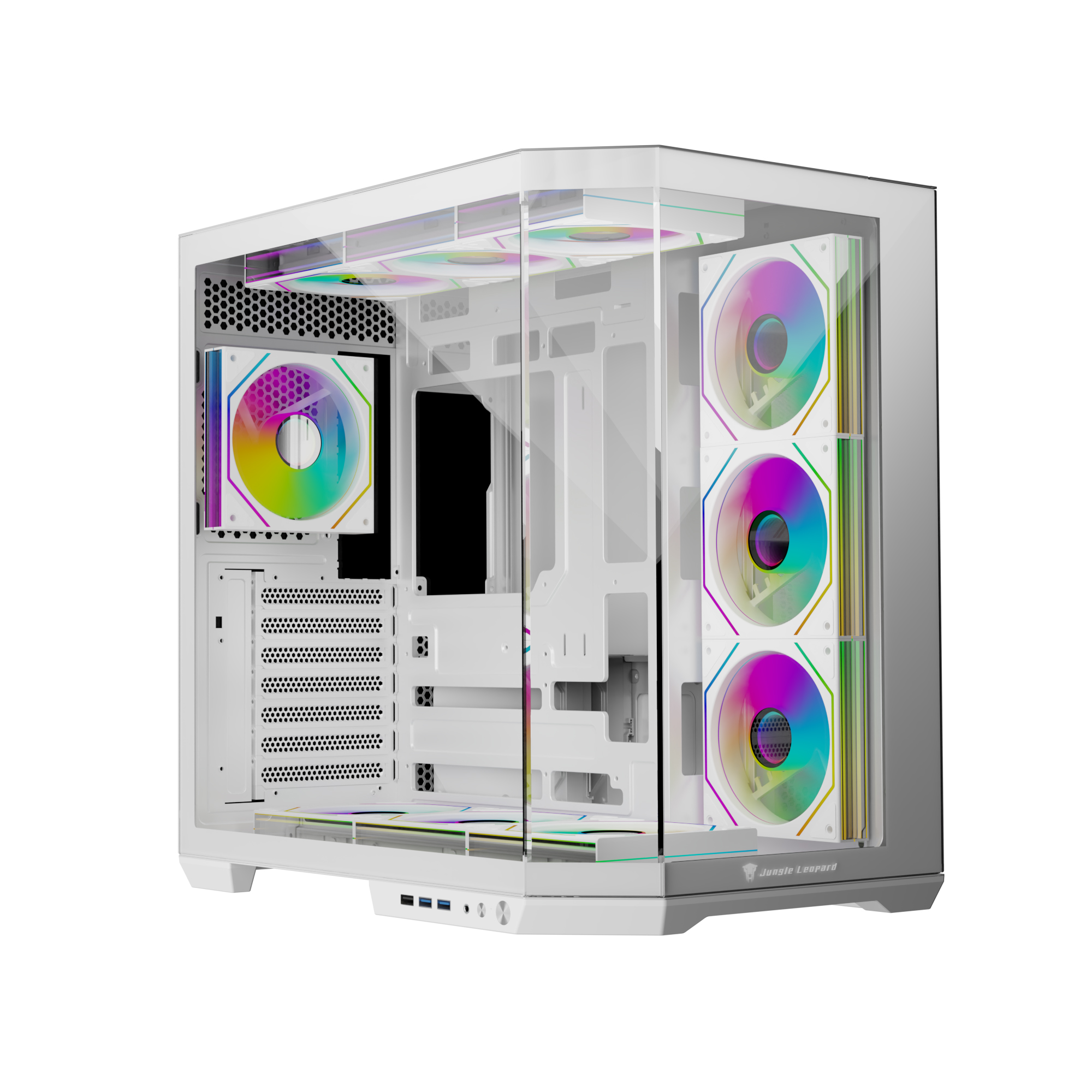 JUNGLE LEOPARD AS-01 BLACK GAMING CASE