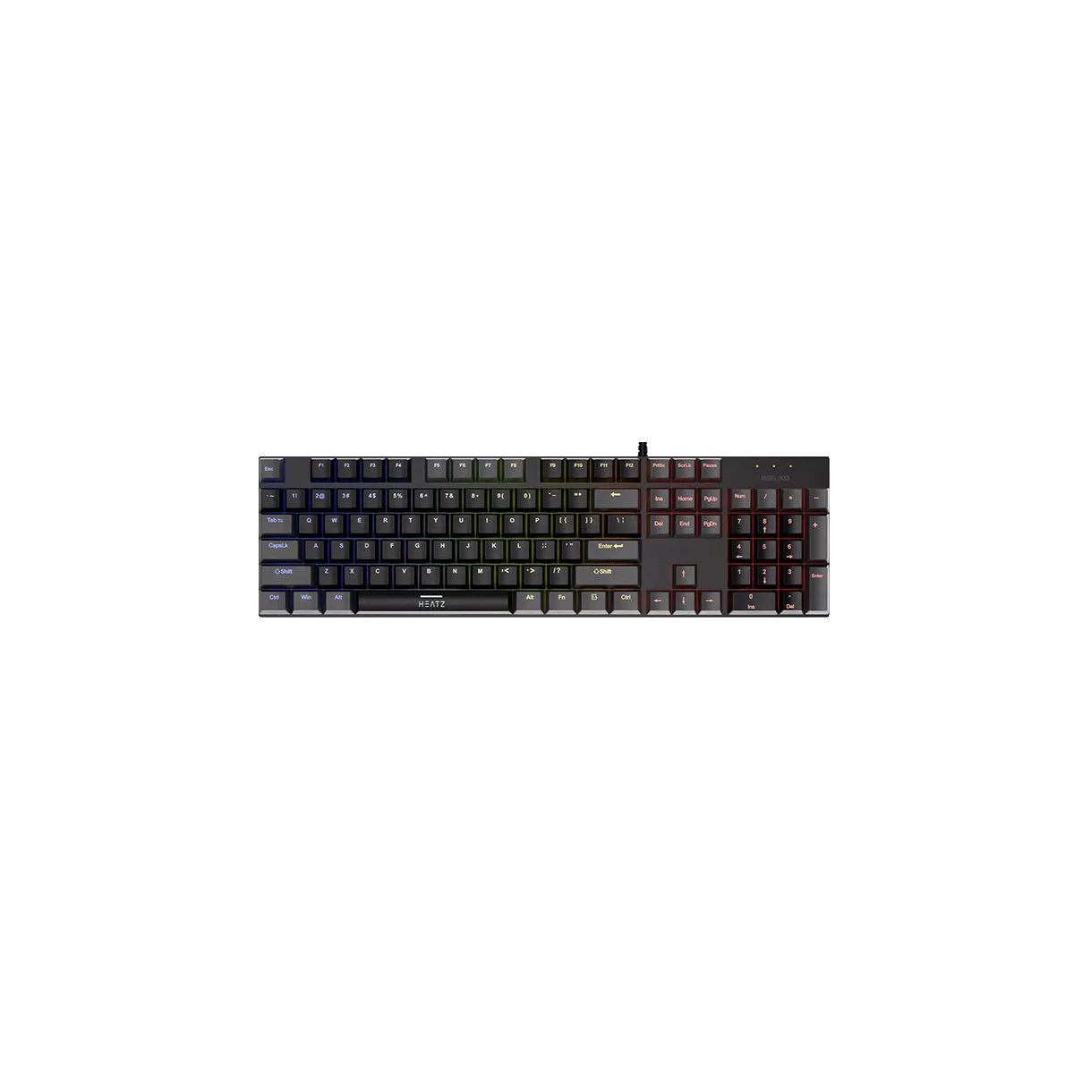 HEATZ ZK33 Mechanical Gaming Keyboard – RGB, 104 Keys, USB Wired