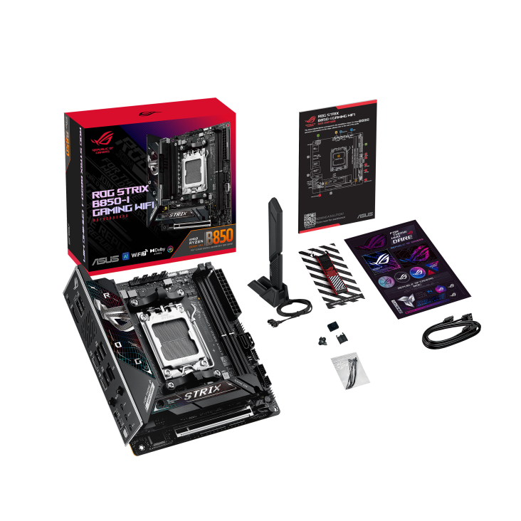 ASUS ROG STRIX B850-I GAMING WIFI AMD B850 AM5 DDR5 Mini-ITX Wi-Fi 7 Gaming
