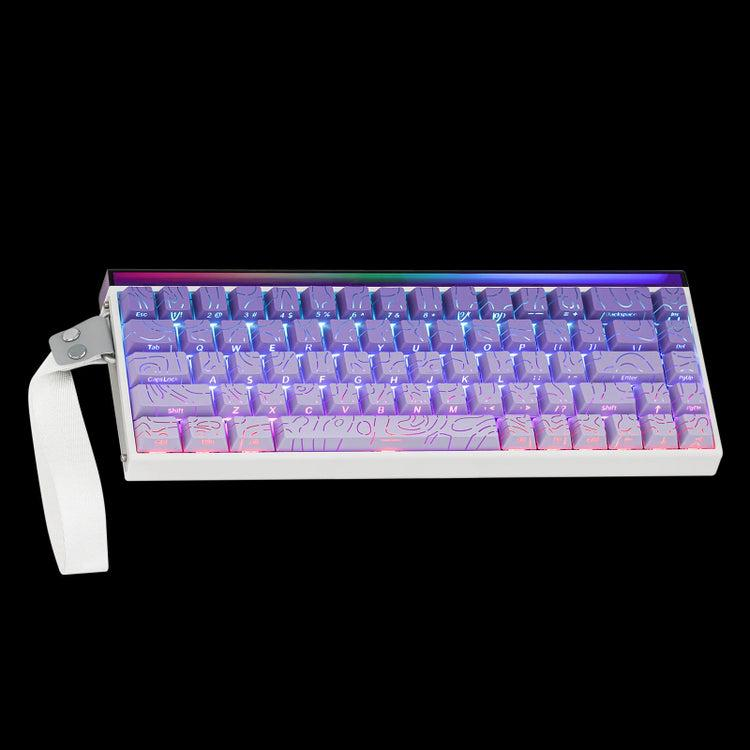 AULA Hero 68 HE Wired Magnetic Keyboard Gradient Purple (Side-Engraved Keycaps) 4197