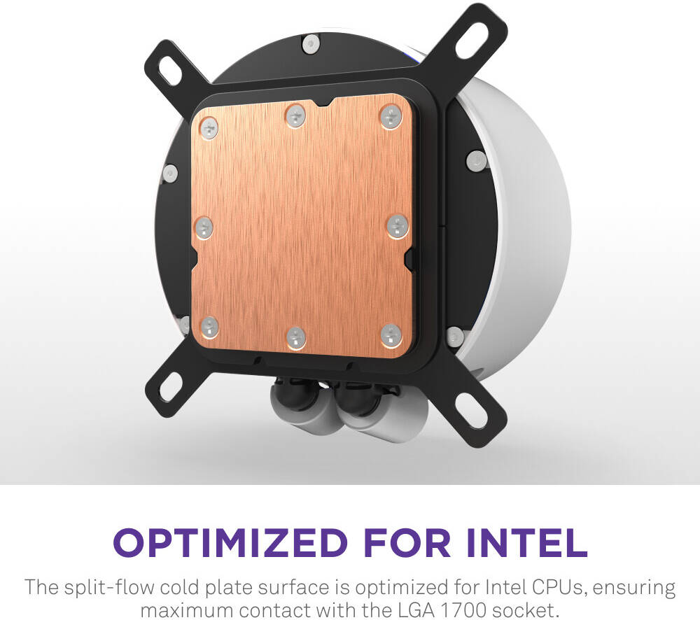 NZXT Kraken Elite 420 RGB, 420mm All-in-One Liquid CPU Cooler with 2.36" Customizable LCD Display, RGB Fans white