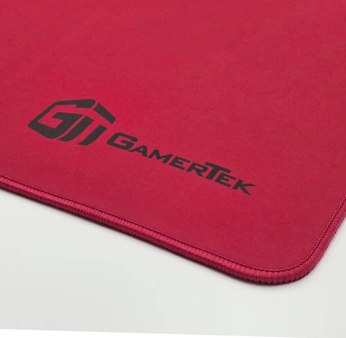 GamerTek Grip Desk Mat Red – Medium 42 × 42cm |7671