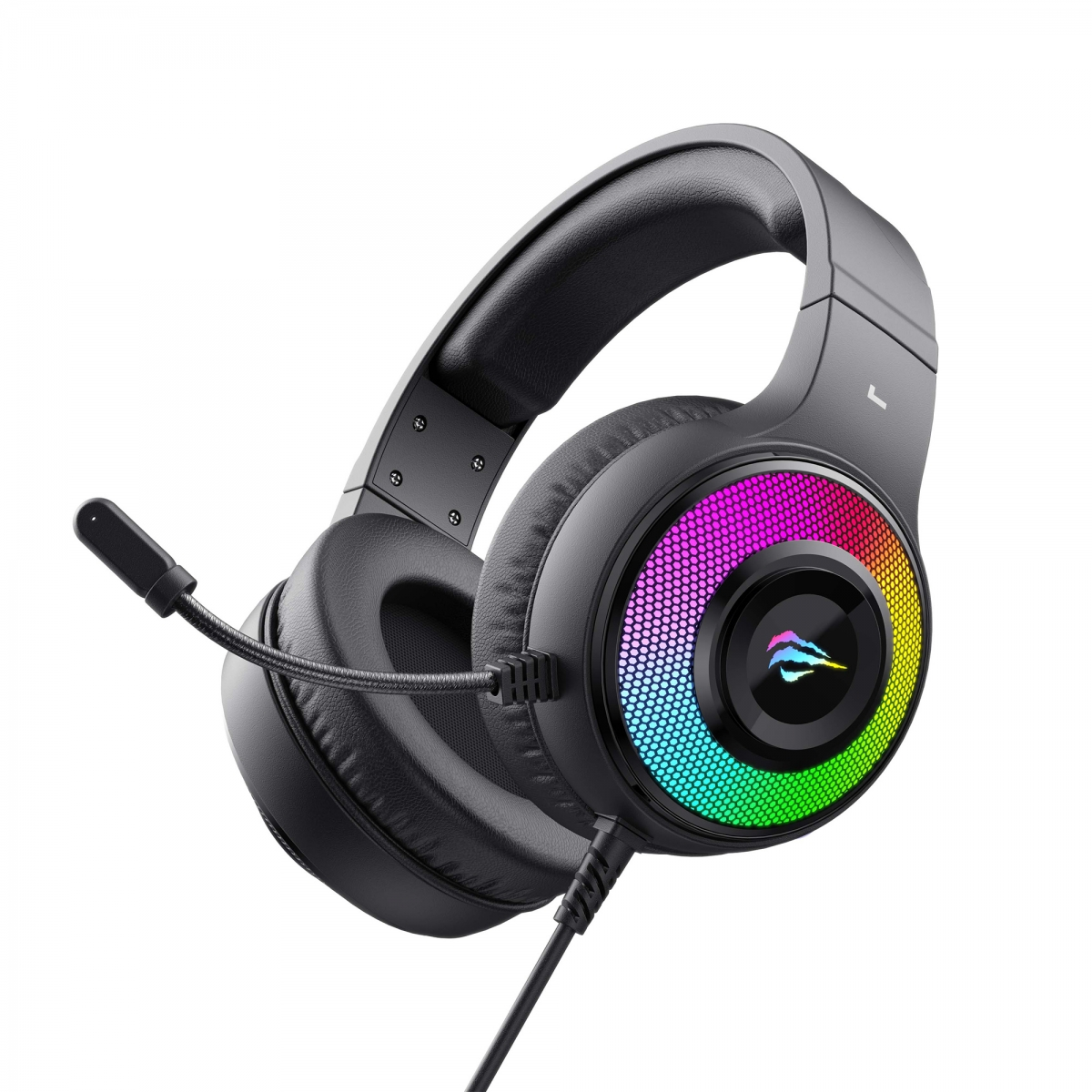 HAVIT H2042D Wired RGB Gaming Headset – Black 6260