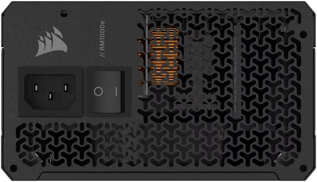 Corsair RMe Series RM1000e V3 Fully Modular Low-Noise ATX Power Supply, 1000W Power, 80 PLUS Gold Efficiency, 120mm Rifle Bearing Fan, Zero RPM Fan Mode, ATX 3.1 Certified, Black