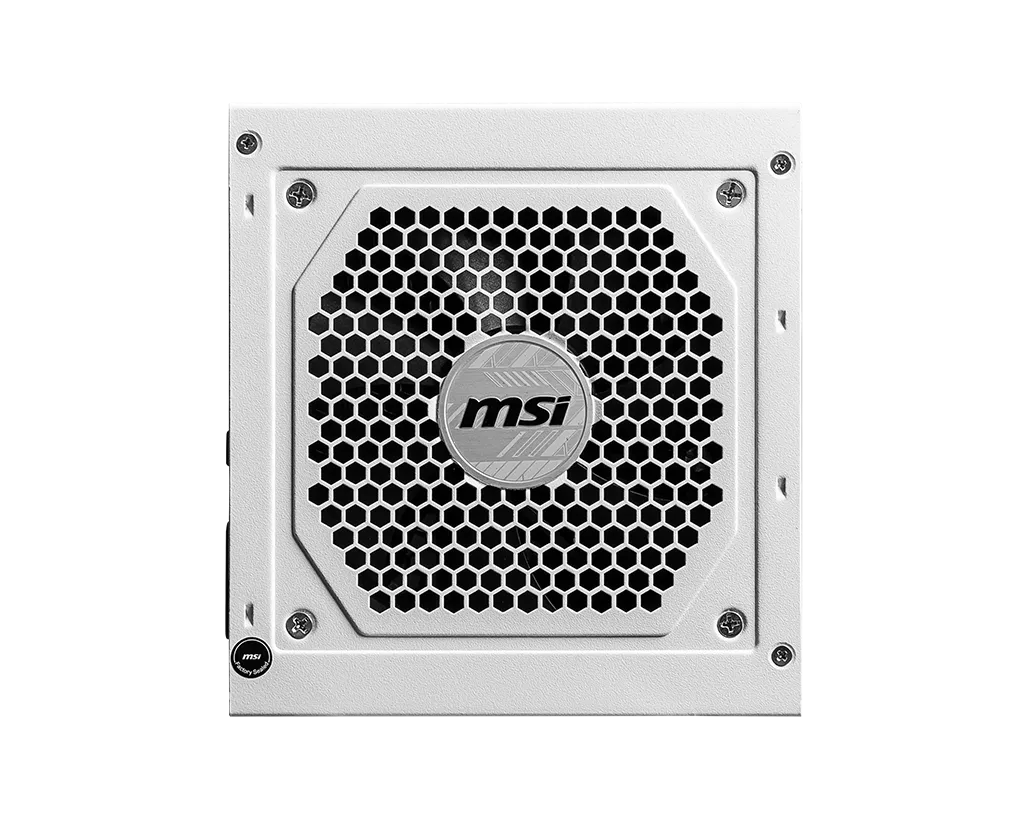 MSI MAG A850GL PCIE5 850W 80 PLUS Gold Fully Modular Power Supply – White