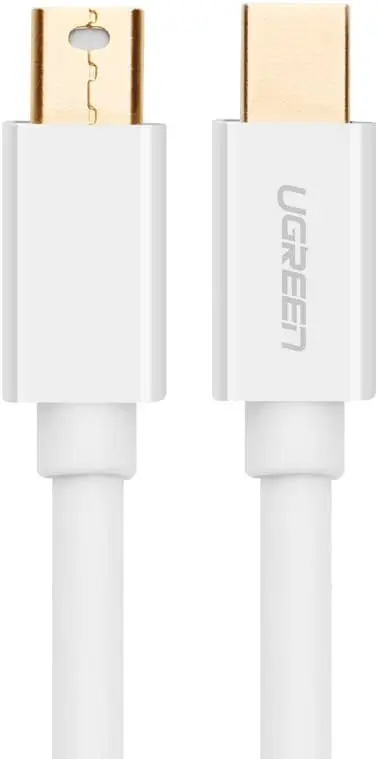 UGREEN Mini DisplayPort Male to Male Cable – 2M White |10429