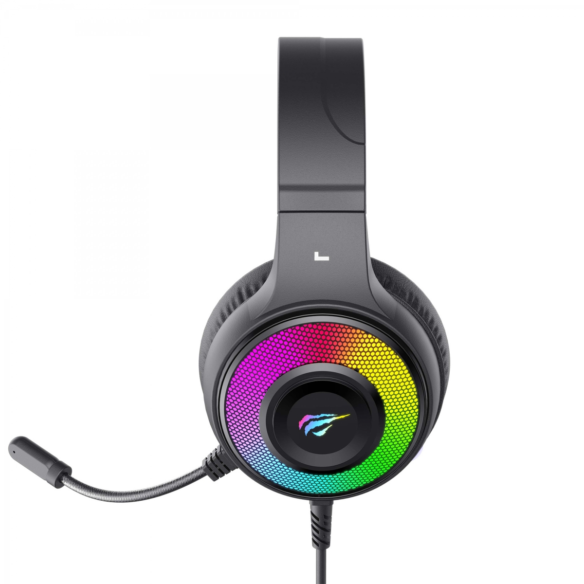 HAVIT H2042D Wired RGB Gaming Headset – Black 6260