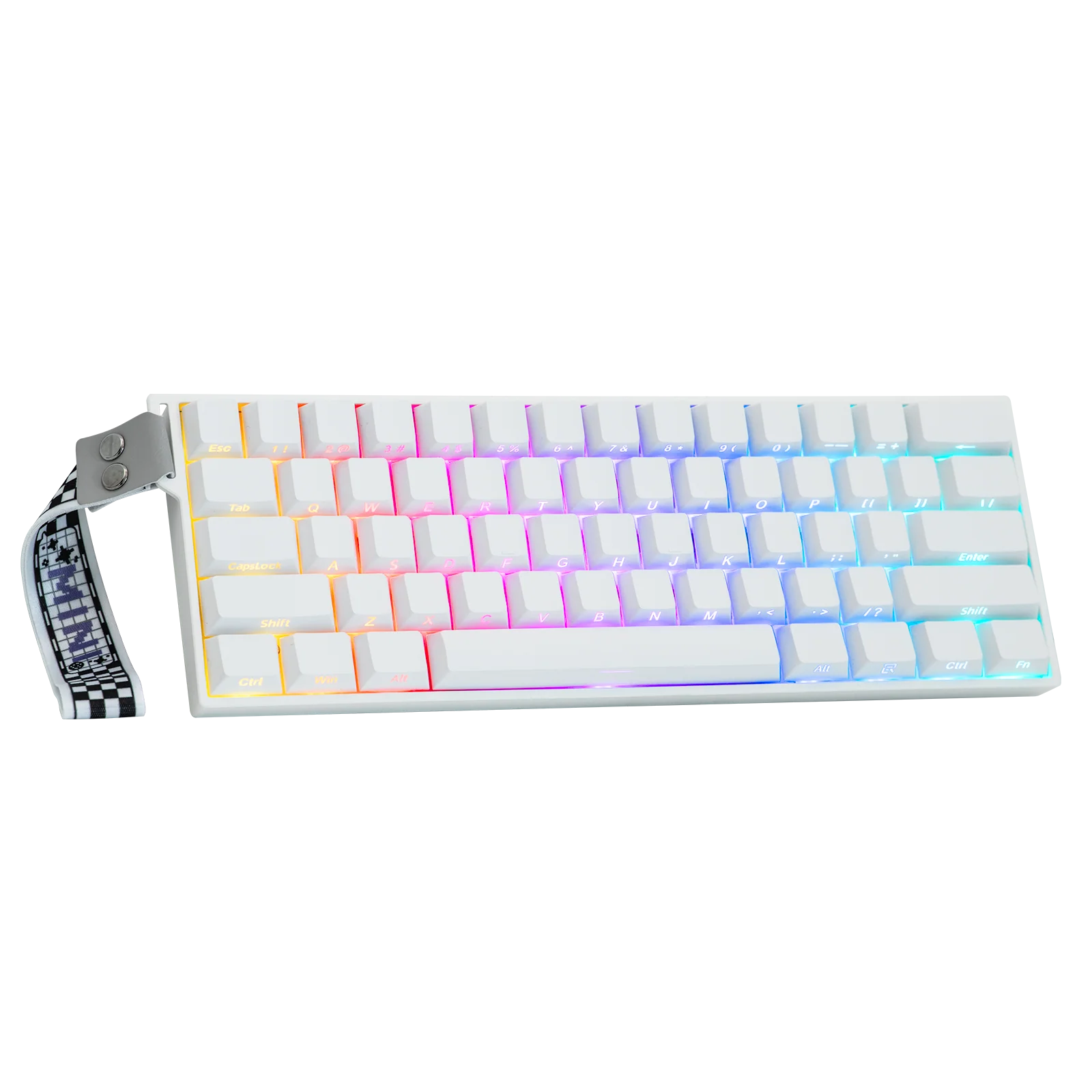 AULA MINI60 HE Pro Wireless Magnetic Gaming Keyboard – White Side-Printed, Mistcloud Magnetic Switch, 8000Hz 2193
