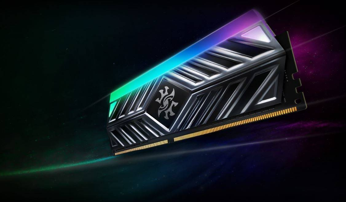 Adata XPG Spectrix D41 RGB 8GB RGB Desktop Memory, 4133MHz Memory Speed, CL19 CAS Latency, U-DIMM 288-Pin, 1.35 V Operation, Support Intel XMP 2.0, Gray | AX4U41338G19J-ST41