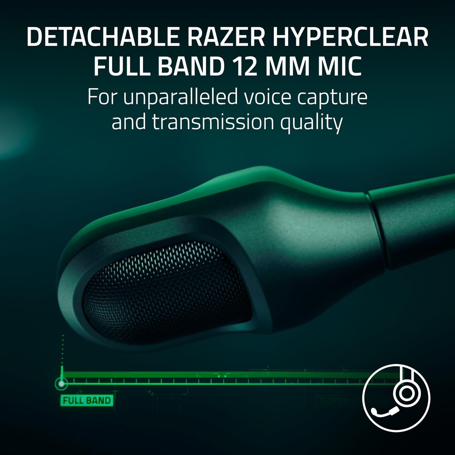 Razer BlackShark V3 Pro Wireless ANC Gaming Headset for PS5: Full Band Mic - 50mm Drivers - 2.4 GHz, Bluetooth, 3.5mm - Works with PC, Mac, Nintendo Switch, Smartphone - Long Battery Life - black