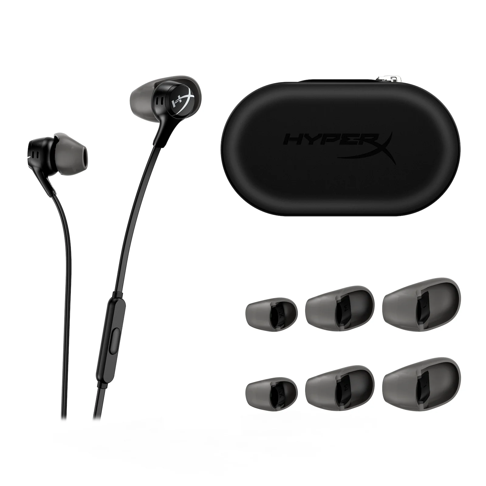 HyperX Cloud Earbuds II Gaming Earbuds with Mic- black