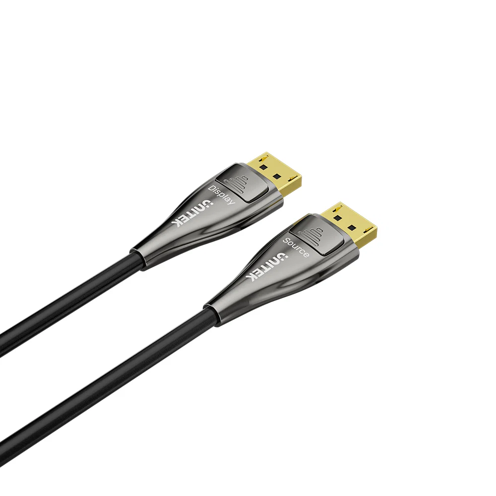 UNITEK 8K Fiber Optic DisplayPort 2.1 Cable 20 Meter