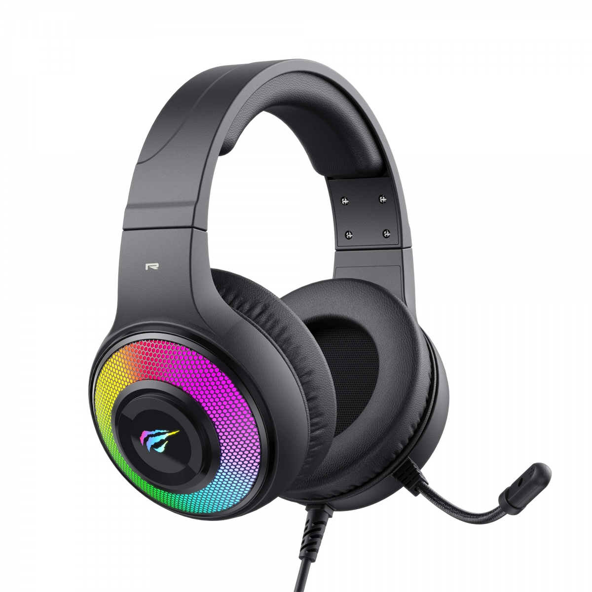 HAVIT H2042D Wired RGB Gaming Headset – Black 6260