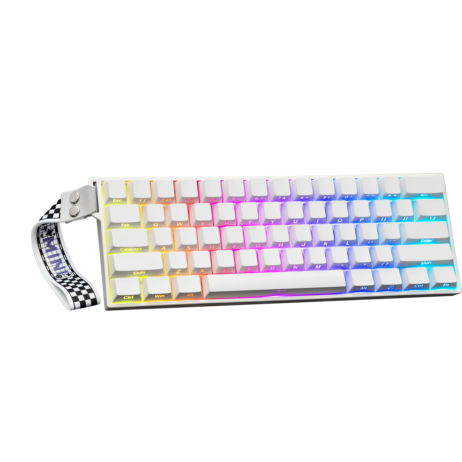 AULA MINI60 HE Pro Wireless Magnetic Gaming Keyboard – White Side-Printed, Mistcloud Magnetic Switch, 8000Hz 2193