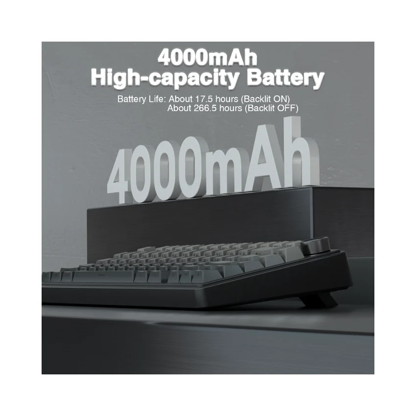 AULA F75 Pro Wireless Mechanical Gaming Keyboard – Gradient Black, LEOBOG Reaper Switch, RGB, Tri-Mode 9791