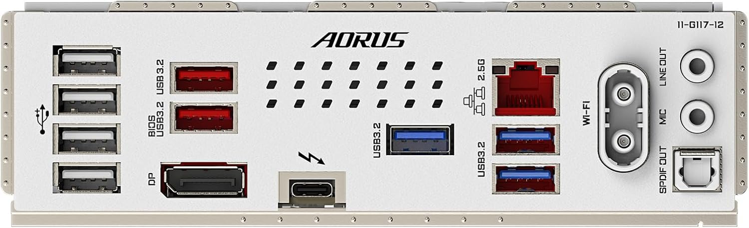 GIGABYTE Z890 AORUS Elite WIFI7 ICE Intel Core Ultra (Series 2) LGA 1851 Motherboard, ATX, DDR5, 3X M.2, PCIe 5.0, Thunderbolt 4, WIFI7, 2.5GbE LAN, EZ-Latch