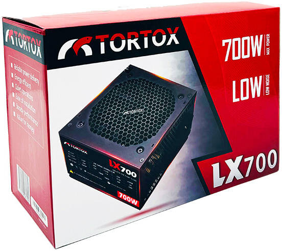 LX700 Low Noise ATX Power Supply For Gaming PC Case, 700W PSU, Latest INTEL and AMD, 12CM Cooling Fan, 6+2 Pin VGA Interface, 160V to 264V Input Voltage, Ideal Computer Component