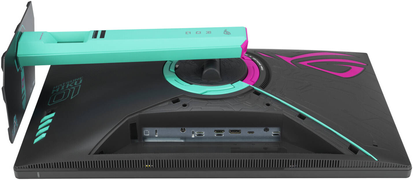 ASUS ROG Strix XG27ACMEG-G Hatsune Miku Edition Gaming Monitor, 27" Fast IPS Display, QHD Resolution, 260Hz Refresh Rate, 0.3ms Response Time, NVIDIA G-Sync & AMD FreeSync Premium