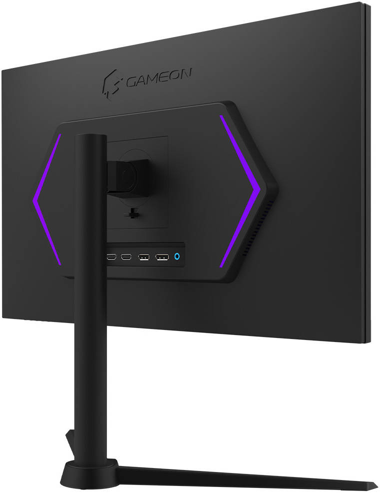 GAMEON Midnight Pro Series Gaming Monitor, 27" Fast IPS Display, QHD Resolution, 180Hz Refresh Rate, 0.3ms Response Time, AMD FreeySync & NVIDIA G-Sync Technology, Black | GOM27QHD180IPS