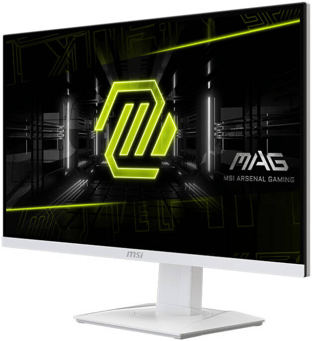 MSI MAG 274QRFW Gaming Monitor, 27" WQHD Rapid IPS, 180Hz Refresh Rate, 1ms (GtG) Response Time, AMD FreeSync Technology, 1.07b Display Colors, White