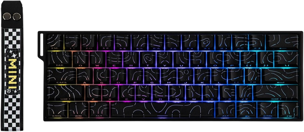 AULA MINI 60 HE Max Black Contour – Magnetic Hall Effect Gaming Keyboard