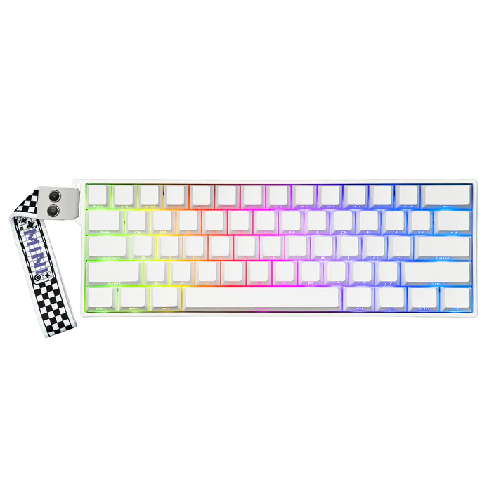 AULA MINI 60 HE Pro White – Magnetic Hall Effect Gaming Keyboard