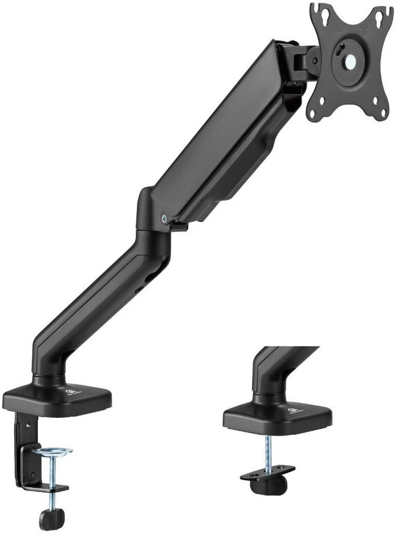 GAMERTEK MONITOR ARM SINGLE PIVOT CORE BLACK