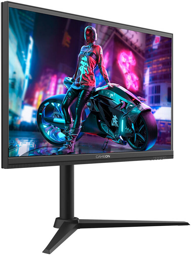 GAMEON Midnight Pro Series Gaming Monitor, 27" Fast IPS Display, QHD Resolution, 180Hz Refresh Rate, 0.3ms Response Time, AMD FreeySync & NVIDIA G-Sync Technology, Black | GOM27QHD180IPS