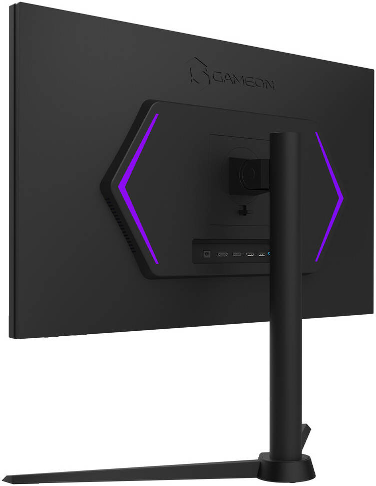 GAMEON Midnight Pro Series Gaming Monitor, 27" Fast IPS Display, QHD Resolution, 180Hz Refresh Rate, 0.3ms Response Time, AMD FreeySync & NVIDIA G-Sync Technology, Black | GOM27QHD180IPS