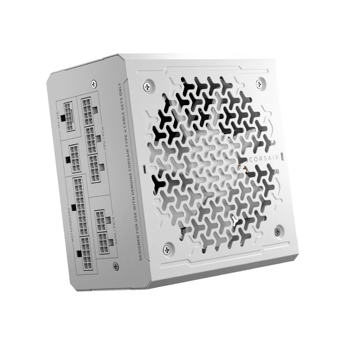 CORSAIR RM1000e (2025) Fully Modular Low-Noise ATX Power Supply with 12V-2x6 Cable – ATX 3.1 & PCIe 5.1 Compliant, Cybenetics Gold Efficiency, 105°C-Rated Capacitors, Modern Standby Mode – White