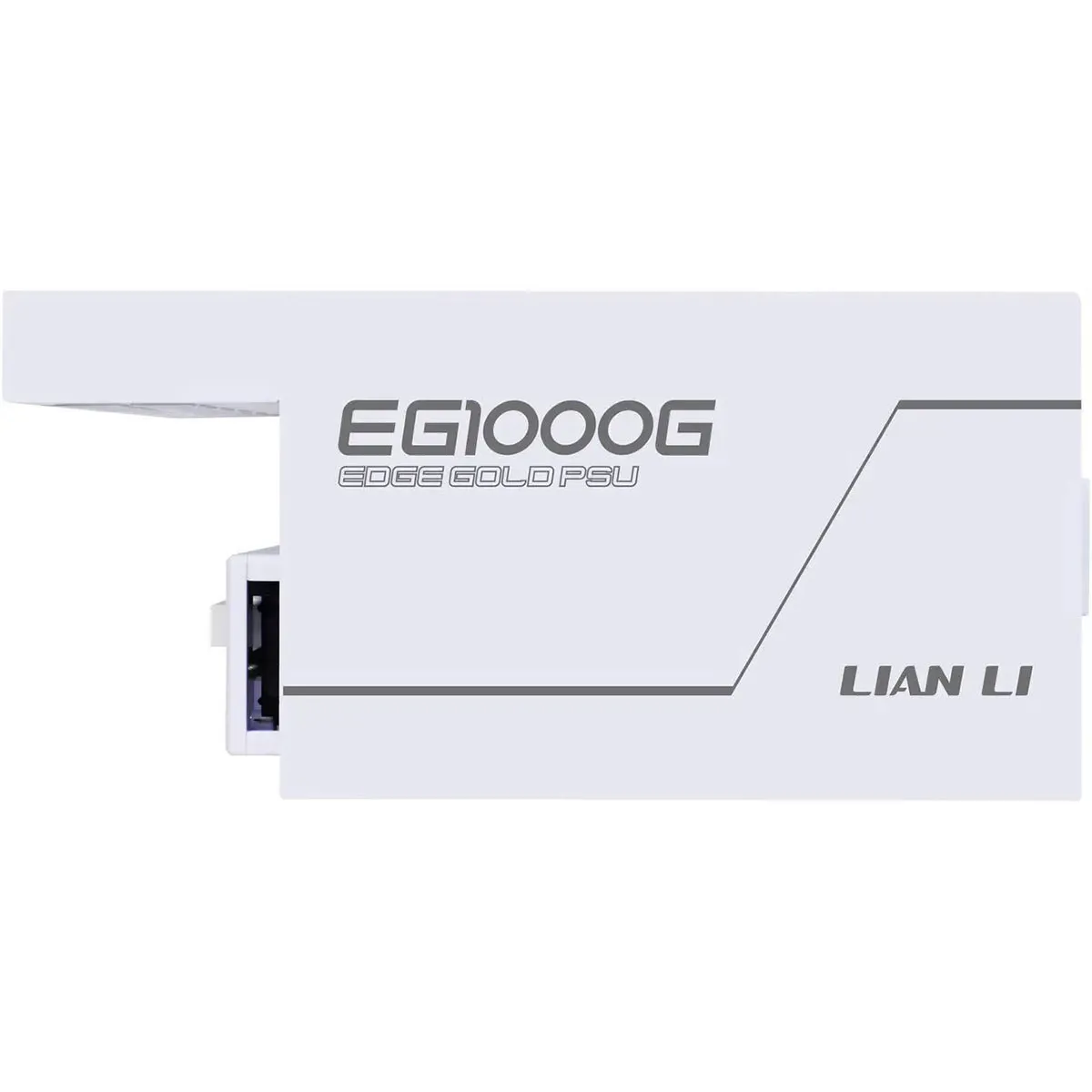 Lian-Li EDGE GOLD Fully Modular Power Supply, 1000W Power, 80 PLUS Gold Efficiency, 120mm FDB Fan Type, Active PFC, ATX 3.1 Form Factor, 2400 RPM Fan Speed, White