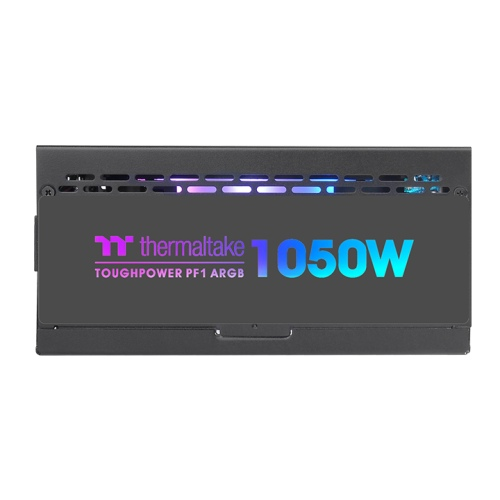 Thermaltake Toughpower PF1 1050 Watt Power Supply, Full Modular 80 Plus Platinum, ARGB, PSU, SLI/CrossFire, Single Rail, 83.3A, ATX