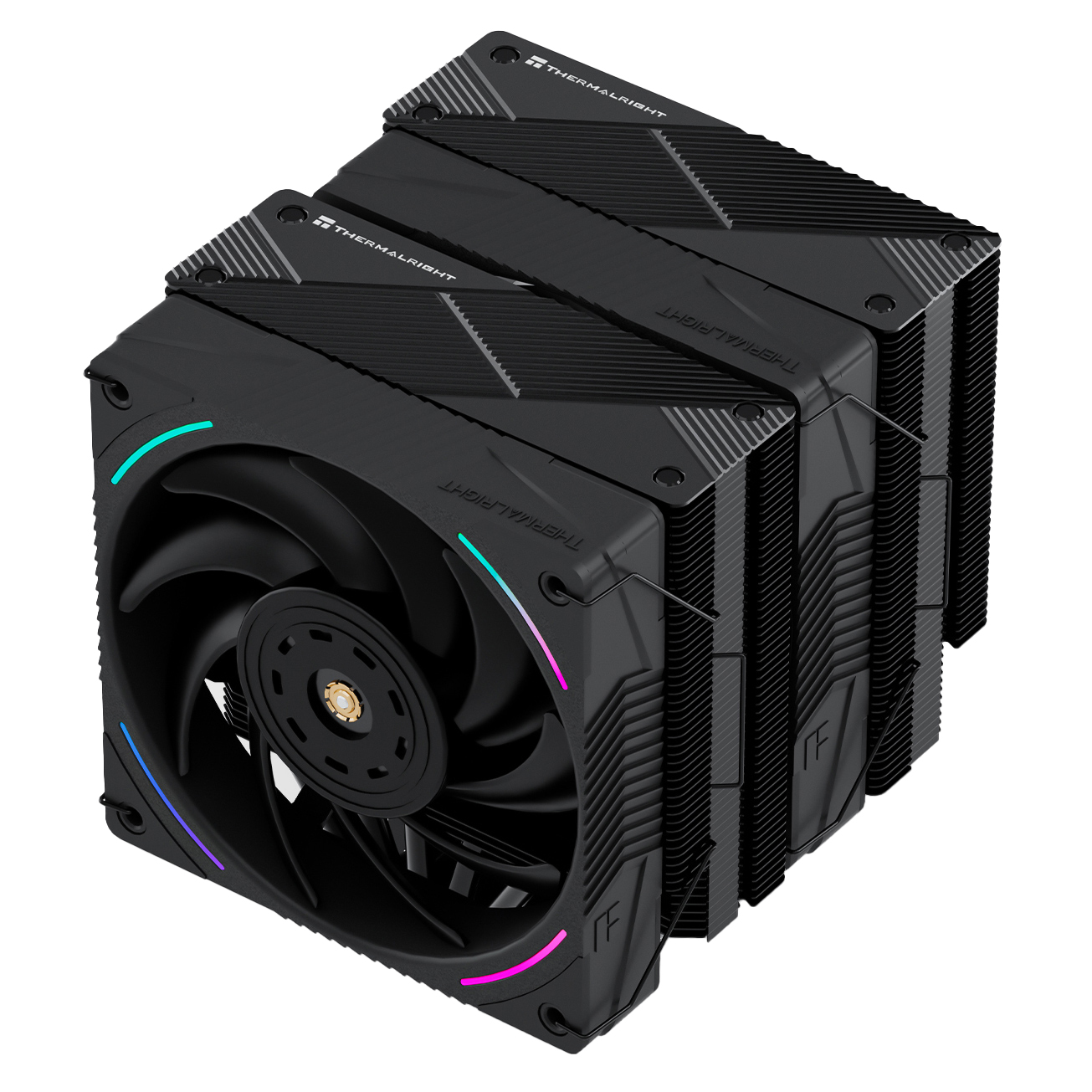 Thermalright Phantom Spirit 120 Vision EVO Black CPU Air Cooler:LGA115X/1200/1700/1851 AMD：AM4/AM5