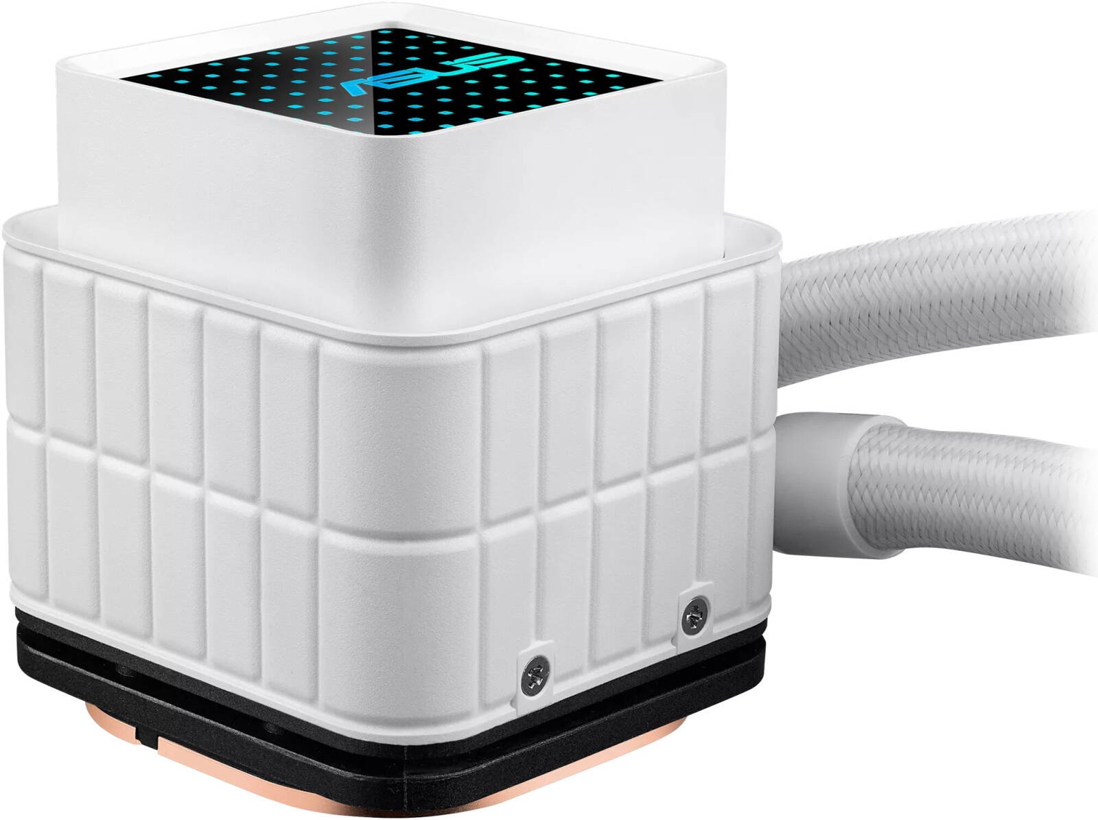 ASUS Prime LC 360 aRGB Liquid CPU Cooler, 360mm Radiator, 3x PRIME LC 36025 Integrated Fan, 2200 RPM Fan Speed, 75.7 CFM Airflow, 400mm Sleeved Rubber, White | 90RC0102-B0EAY0