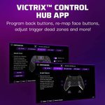 PDP Gaming Victrix Pro BFG Wireless Controller, Compatible With PS5 / PS4 & PC, 5ms Input Latency, 2000mAh Battery, 4 Mappable Back Buttons, Multi-Position Clutch Triggers, Black | 052-002-BK