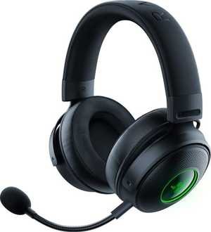 Razer Kraken V3 Pro Wireless Gaming Headset, With Haptic Technology, 50mm Drivers, THX Spatial Audio, 20 Hz-20 kHz Frequency Response, Oval Ear Cushions, Black | RZ04-03460100-R3M1
