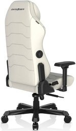 DXRacer 1238S Master Series Gaming Chair, Microfiber Leather, 4D Armrests, Multi-functional Tilt, 3" Casters, High Density Mold Shaping Foam, 220lbs Recommended Weight, White | MAS-I238S-W-A3