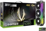 ZOTAC GAMING GeForce RTX 5080 AMP Extreme INFINITY Graphics Card, 16GB GDDR7 256-Bit Memory, 2670MHz Engine Clock, 30 Gbps Memory Clock, 10752 CUDA Cores, PCI Express 5.0 x16 | ZT-B50800B-10P