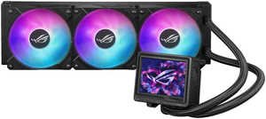 ASUS ROG Ryujin III 360 aRGB Extreme Liquid CPU Cooler, 360mm Radiator, 120mm ROG Magnetic Daisy-Chainable Fan, 89.73 CFM Airflow, 2800 RPM Speed, 3.5" LCD Display, Black | 90RC0131-M0EAY0