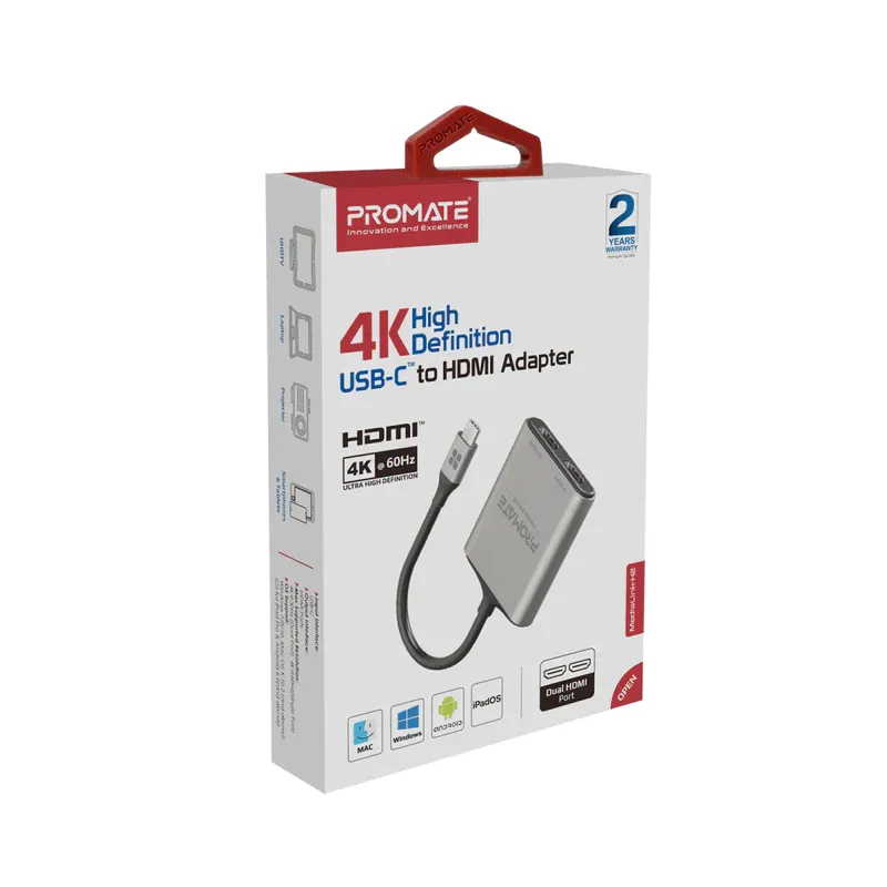 PROMATE USC-C TO HDMI ADAPTER MEDIALINK-H2