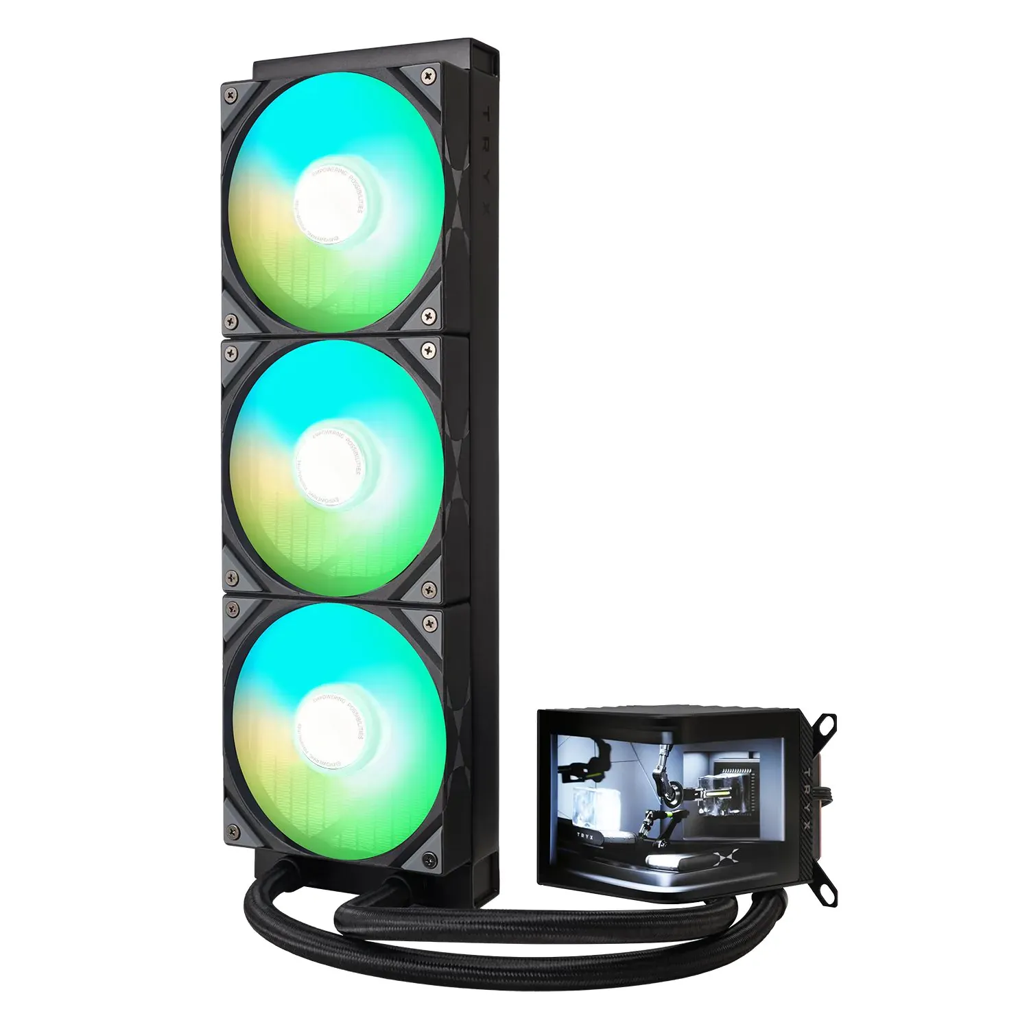 Tryx PANORAMA 360mm AIO Liquid Cooler ARGB Black