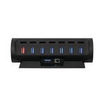 Streamplify HUB CTRL 7 7-Port RGB USB Hub 2.0A USB Port fast Charging Black